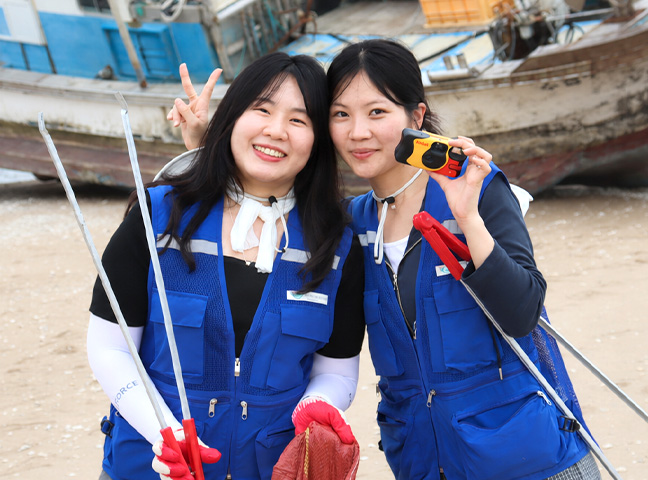 가장 뜨거웠던 해안정화활동 비하인드 컷